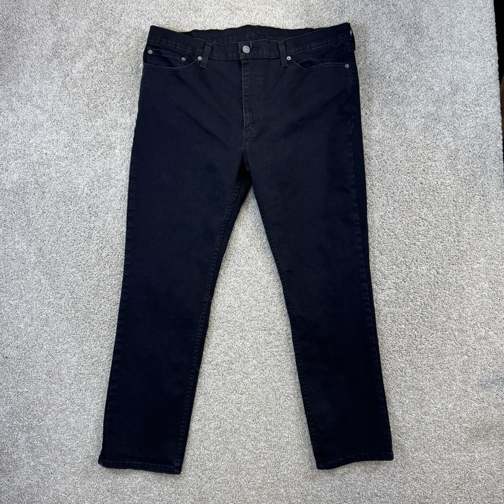 Levi's 511 Slim Fit Jeans Men 38x30 Black Stretch Denim 04511-1907